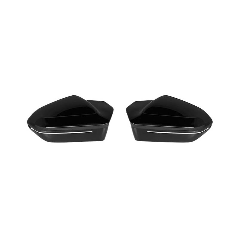 Auto-Seitenspiegelabdeckung aus trockenem Carbonfasergewebe, kompatibel mit BMW 5er-Reihe G60 2024-IN. Rückspiegelkappe, kompatibel mit BMW 7er-Reihe G70 2023-IN.(Style 3) von QYKNTXJM