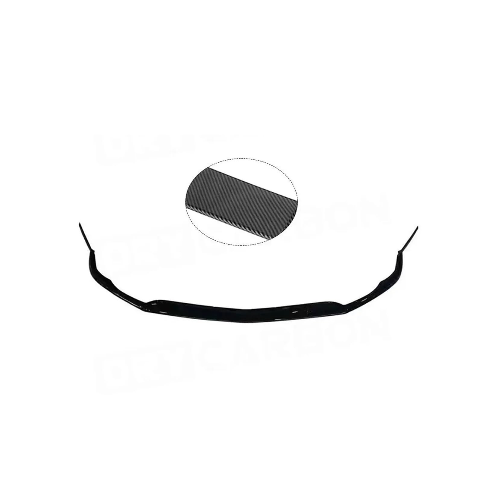 C63 Stoßstangenlippe AMG Auto-Frontstoßstangenlippe Splitter Spoiler Diffusor Body Kit Kompatibel for Benz C63 AMG 2014-2018 Autozubehör(ABS Carbon Look) von QYKNTXJM