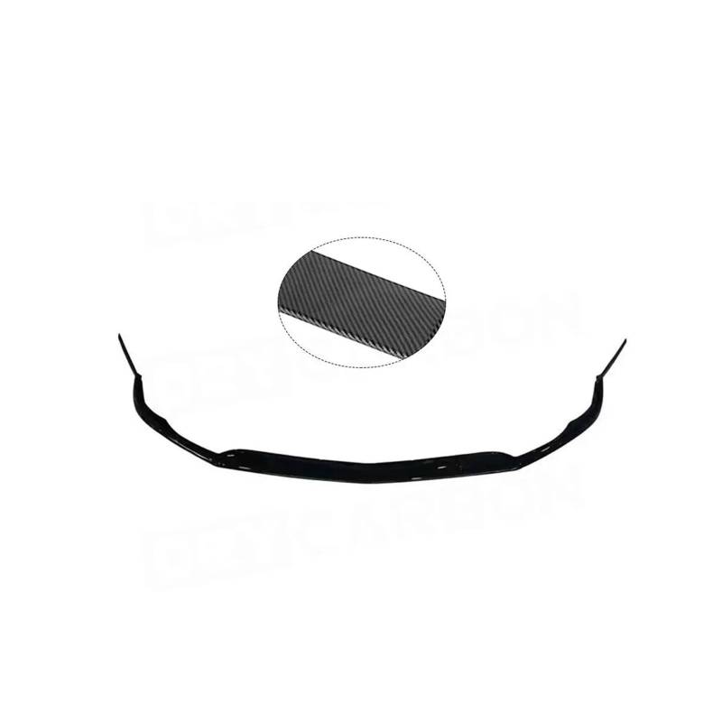 C63 Stoßstangenlippe AMG Auto-Frontstoßstangenlippe Splitter Spoiler Diffusor Body Kit Kompatibel for Benz C63 AMG 2014-2018 Autozubehör(ABS Carbon Look) von QYKNTXJM
