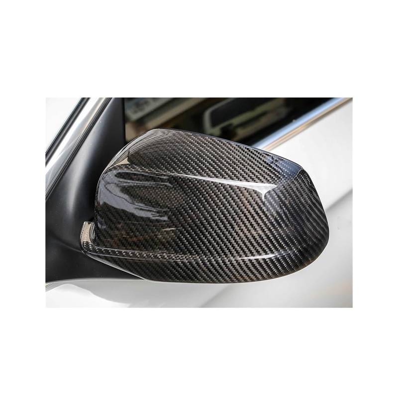Carbon Fiber Seitentür Rückspiegel Gehäuse Abdeckungen Kappen Kompatibel for BMW 5 Series F10 520i 540i 530i 2010 + von QYKNTXJM