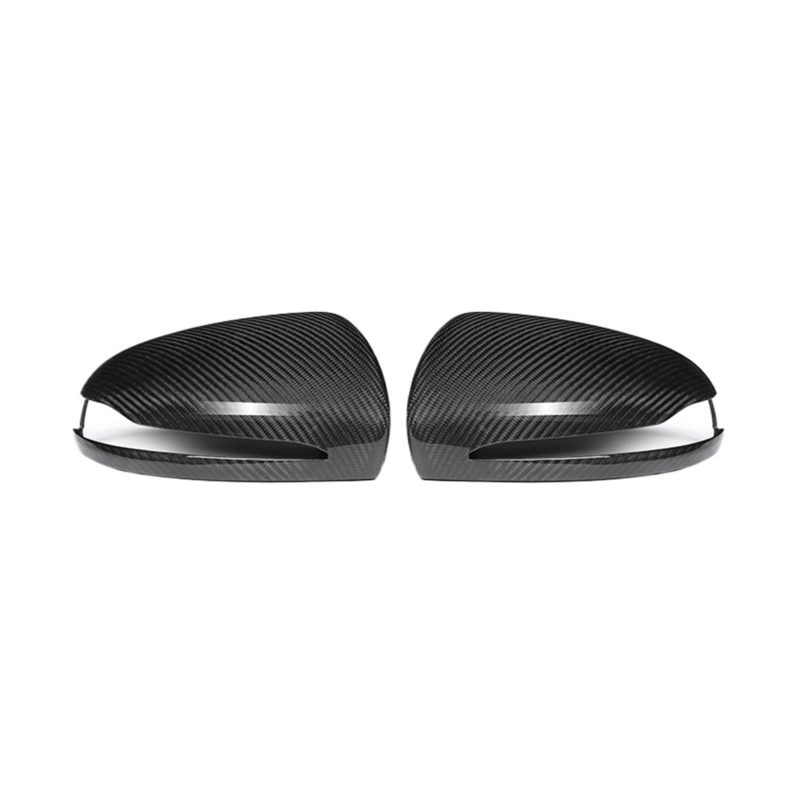 Dry Carbon Fiber Auto Spiegelkappe Ersatz Rückspiegelabdeckung Kompatibel for Benz W205 C205 W213 W238 W222 W253 W190 W290(LHD A) von QYKNTXJM