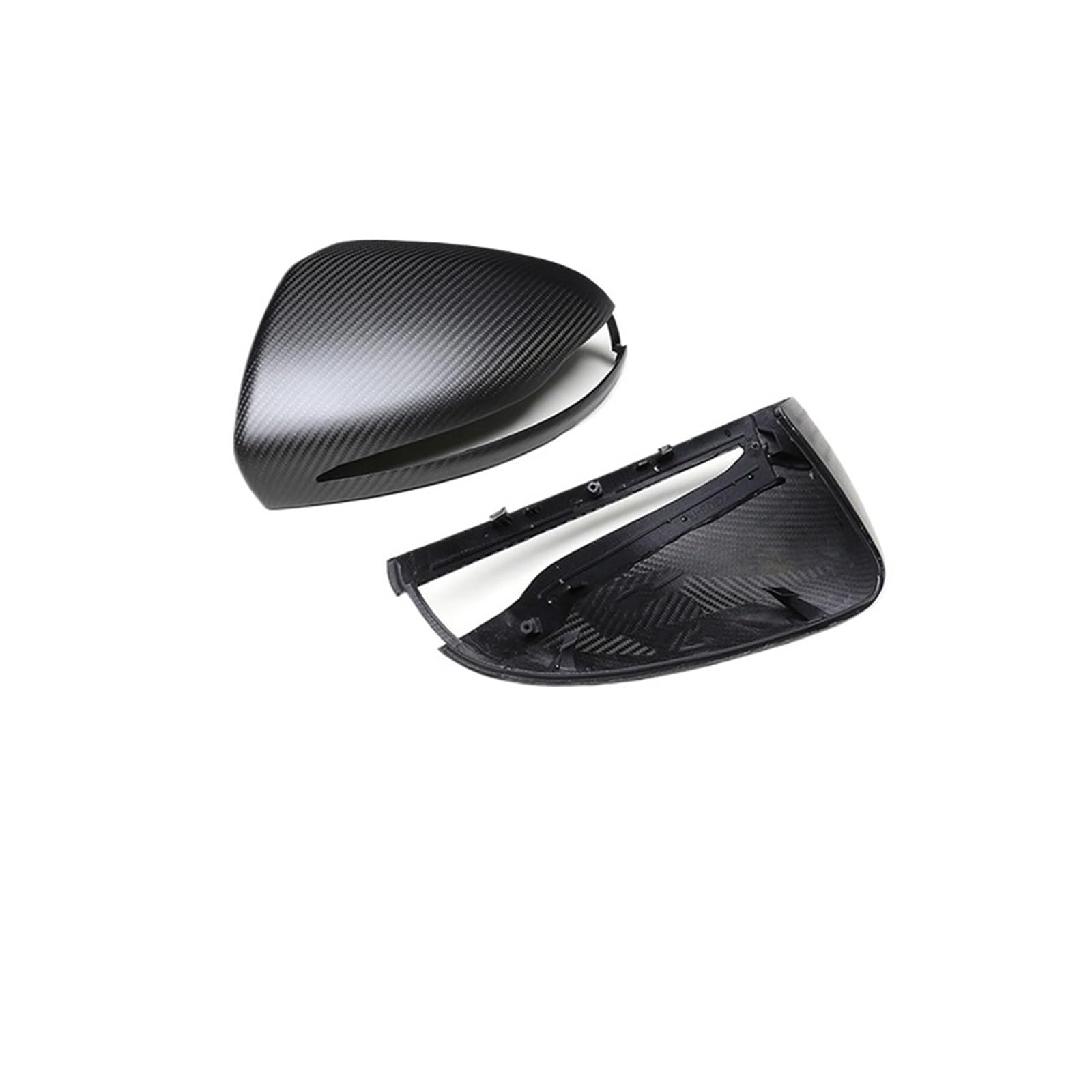 Dry Carbon Fiber Auto Spiegelkappe Ersatz Rückspiegelabdeckung Kompatibel for Benz W205 C205 W213 W238 W222 W253 W190 W290(RHD B) von QYKNTXJM