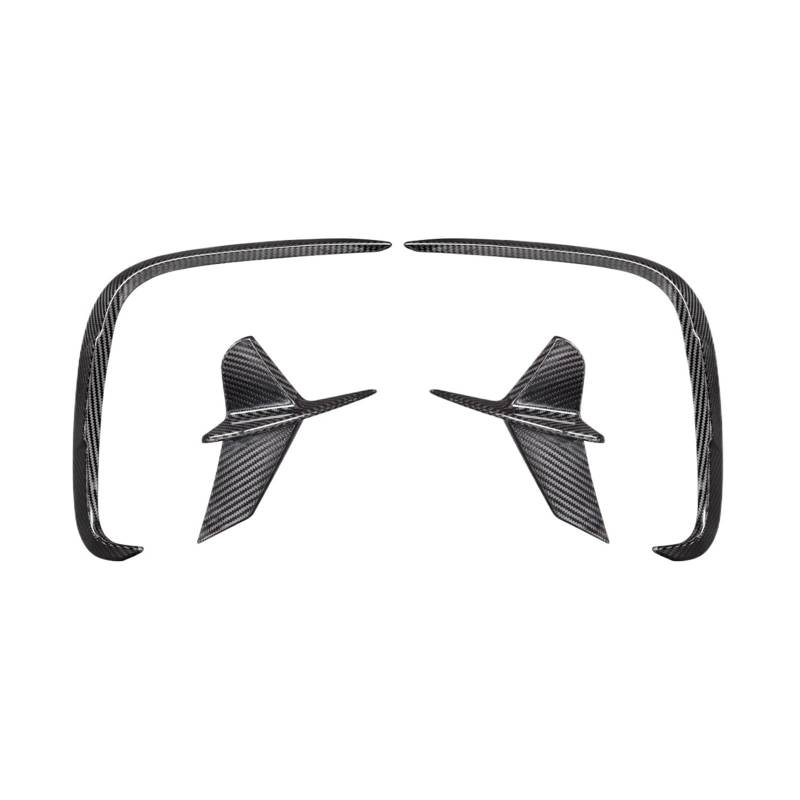 Dry Carbon Fiber Front Lip Bumper Spoiler Heckstoßstange Diffusor Splitter Kompatibel for BMW 8 Serie Coupe Cabrio GC G14 G15 G16(4PCS 1 Set) von QYKNTXJM