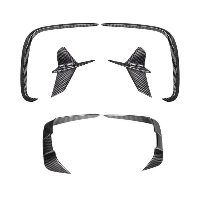 Dry Carbon Fiber Front Lip Bumper Spoiler Heckstoßstange Diffusor Splitter Kompatibel for BMW 8 Serie Coupe Cabrio GC G14 G15 G16(6PCS 1 Set) von QYKNTXJM