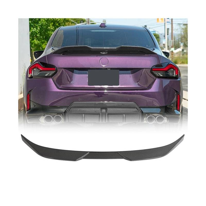Dry Carbon Heckspoilerflügel Kompatibel für BMW 2er G42 220i 230i M Sport Coupé 2-türig 2022 2023 Racing Heckspoilerlippe von QYKNTXJM