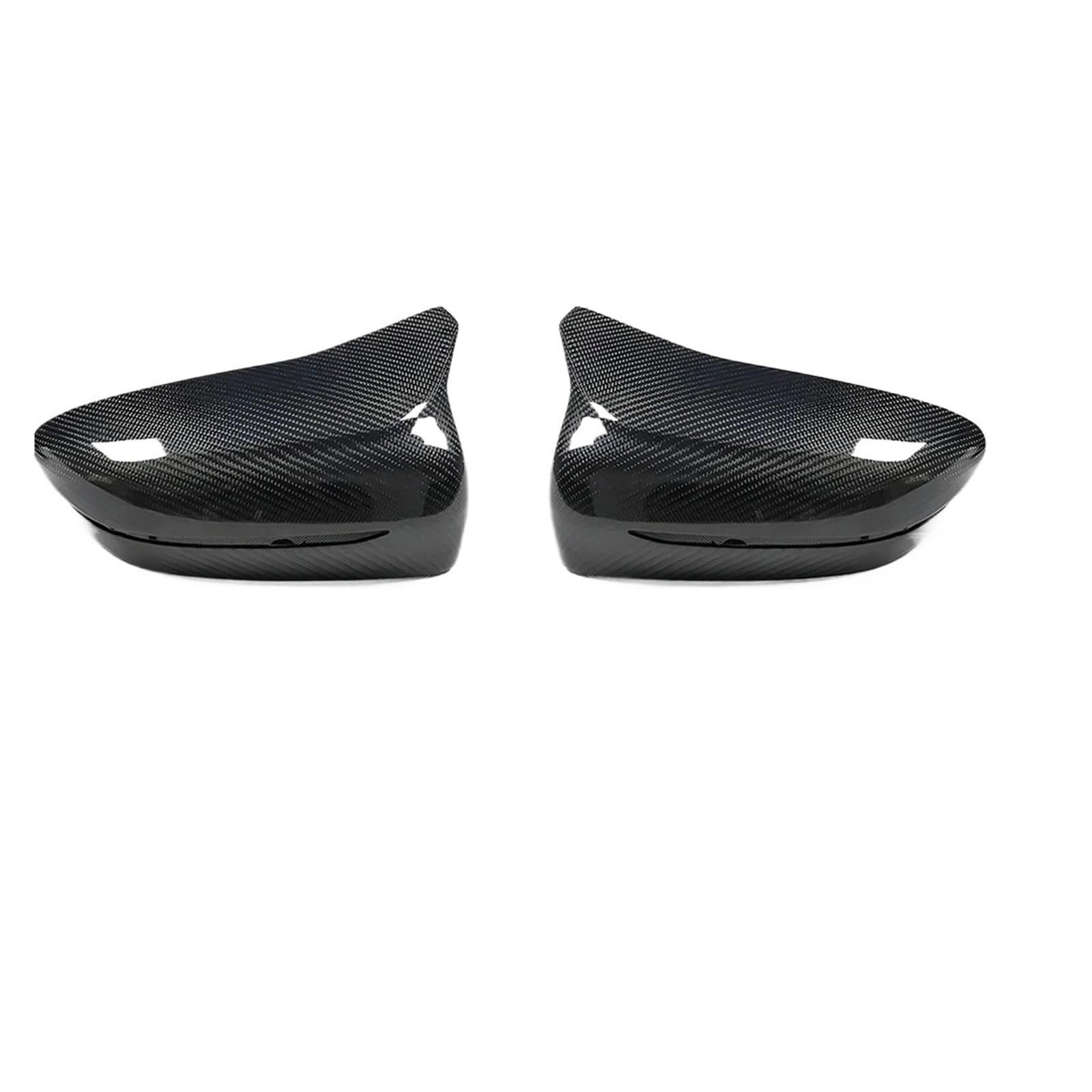 Ersatz-Rückspiegelabdeckungen for Seitenspiegel, kompatibel mit BMW F90 F91 F92 M5 M8, OEM-Stil, Kohlefaser-Gehäuseschale Ersatz-Rückspiegelabdeckungen for Seitenspiegel, kompatibel mit BMW F90 F91 F92 M5 M8, OEM-Stil, Kohlefaser-Gehäuseschale von QYKNTXJM