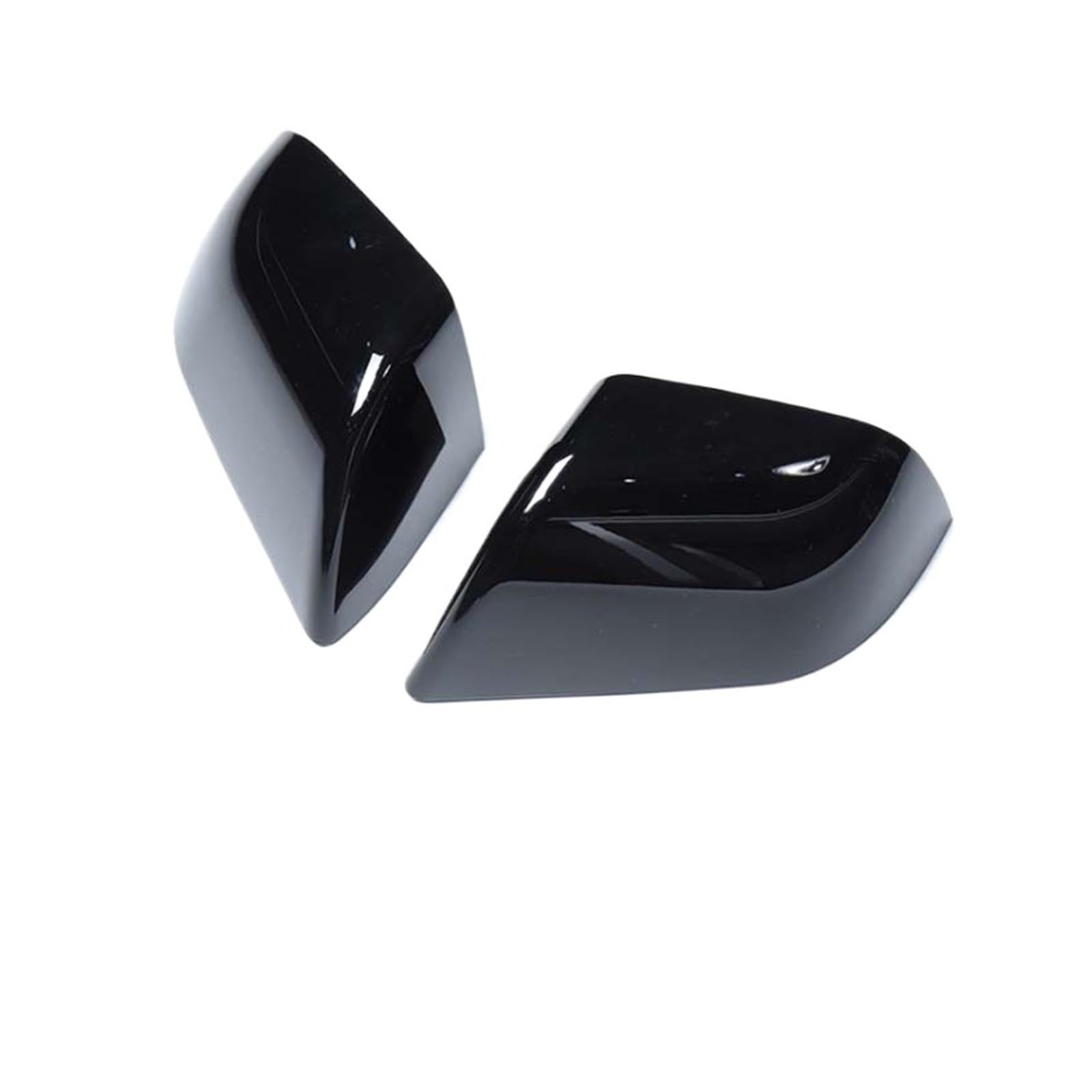 Ersatzabdeckung for das Rückspiegelgehäuse, kompatibel mit Tesla Model Y, Außenspiegelkappen, Ersatzteile(Glossy Black) von QYKNTXJM