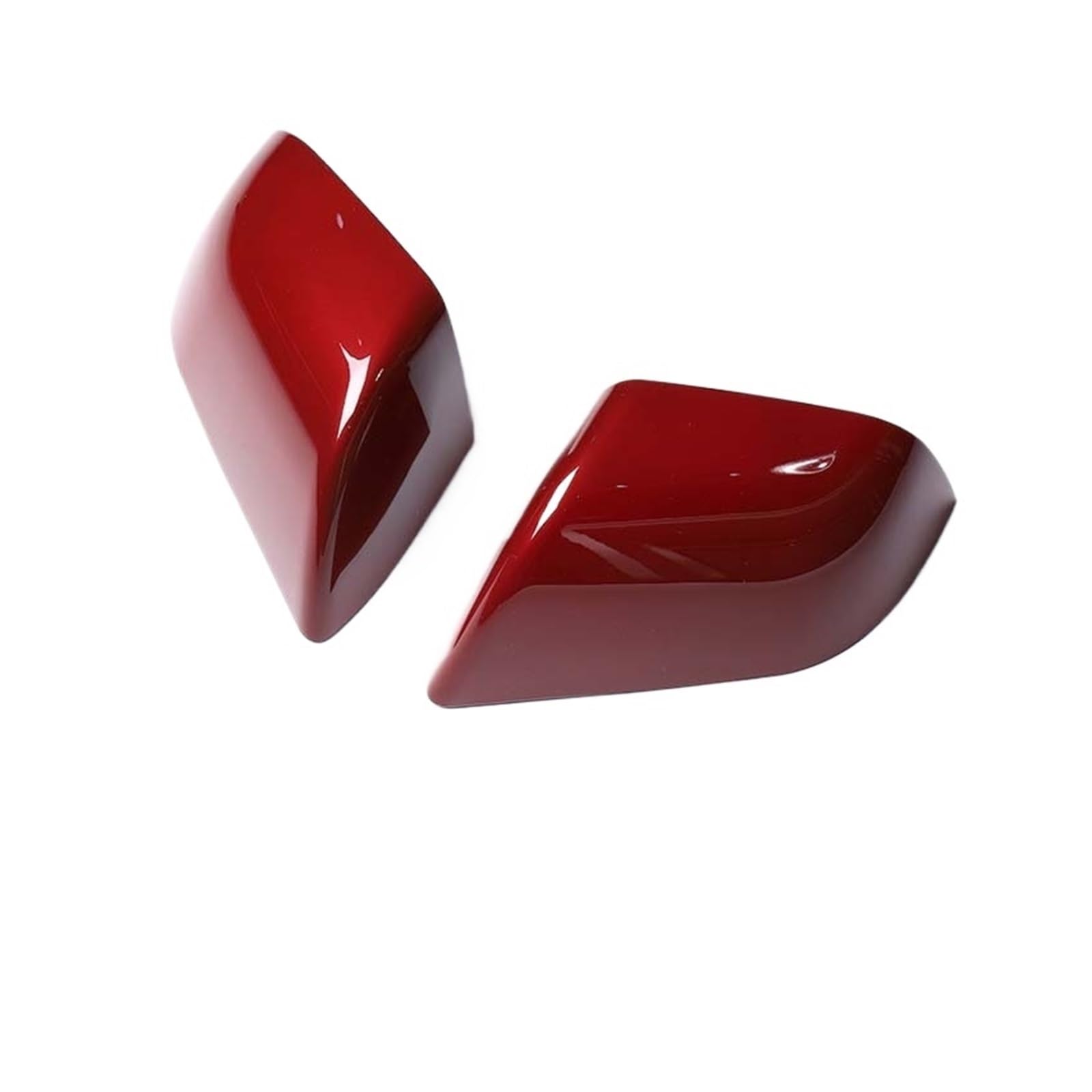 Ersatzabdeckung for das Rückspiegelgehäuse, kompatibel mit Tesla Model Y, Außenspiegelkappen, Ersatzteile(Red) von QYKNTXJM