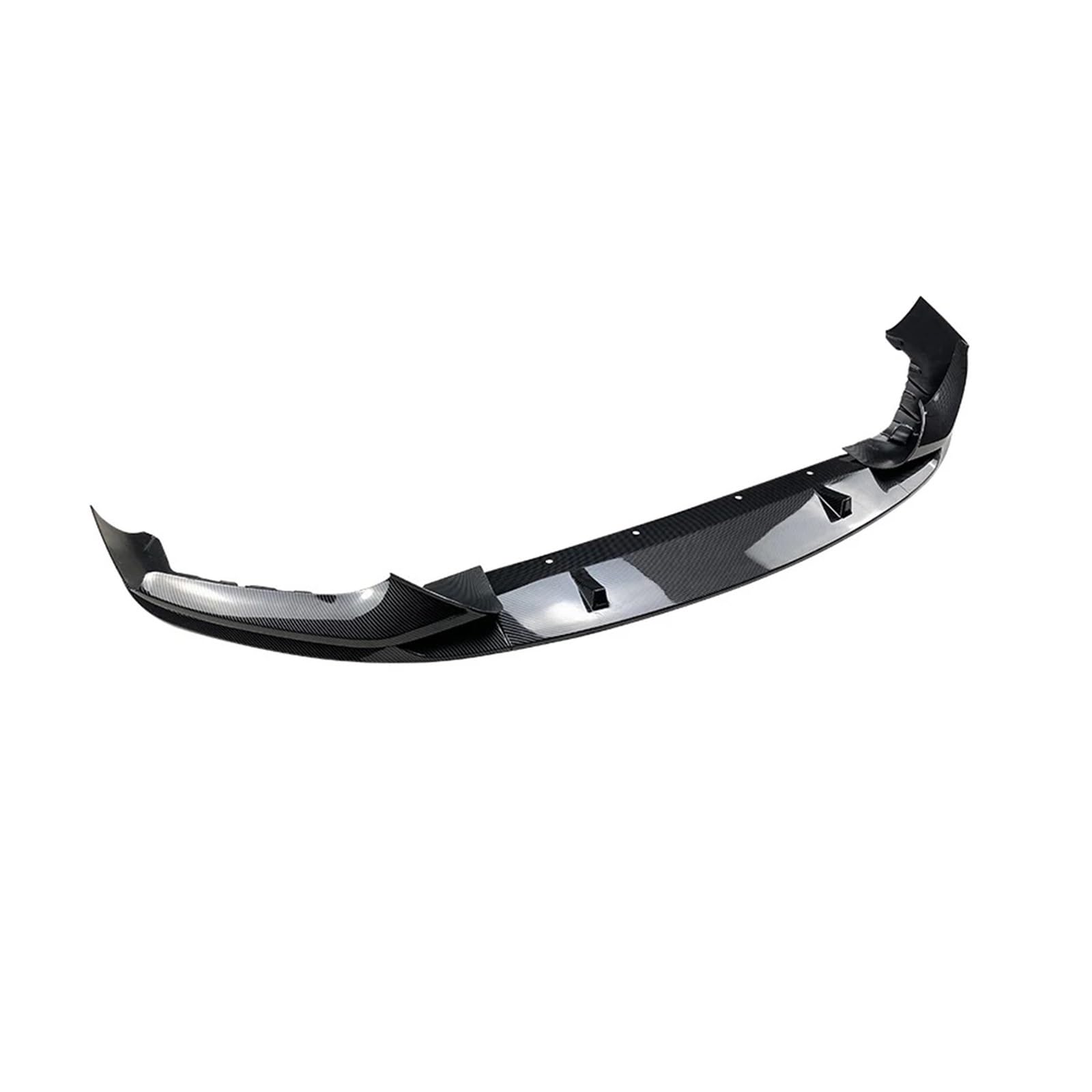 Front Splitter Lip Unteren Stoßfänger Kompatibel for BMW 5 Series G30 G31 2017-2020 Front Spoiler Diffusor Klinge Körper Kit(Carbon Look) von QYKNTXJM