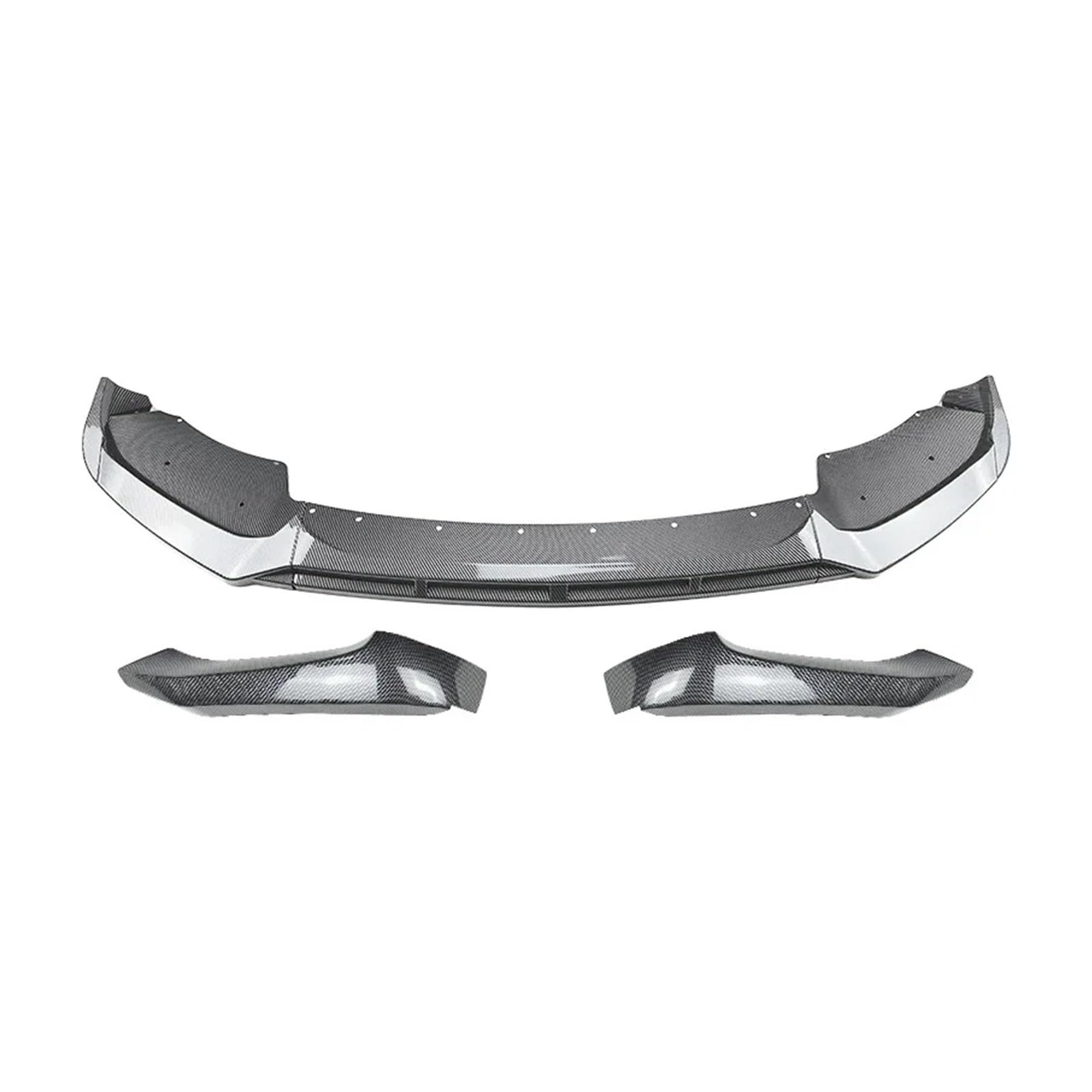 Frontspoilerlippe Splitter Kinndiffusor Spoiler Deflektor Tuningzubehör Kompatibel for BMW X3 X4 F25 F26 2014-2018 Carbon Look(Carbon Look A B) von QYKNTXJM