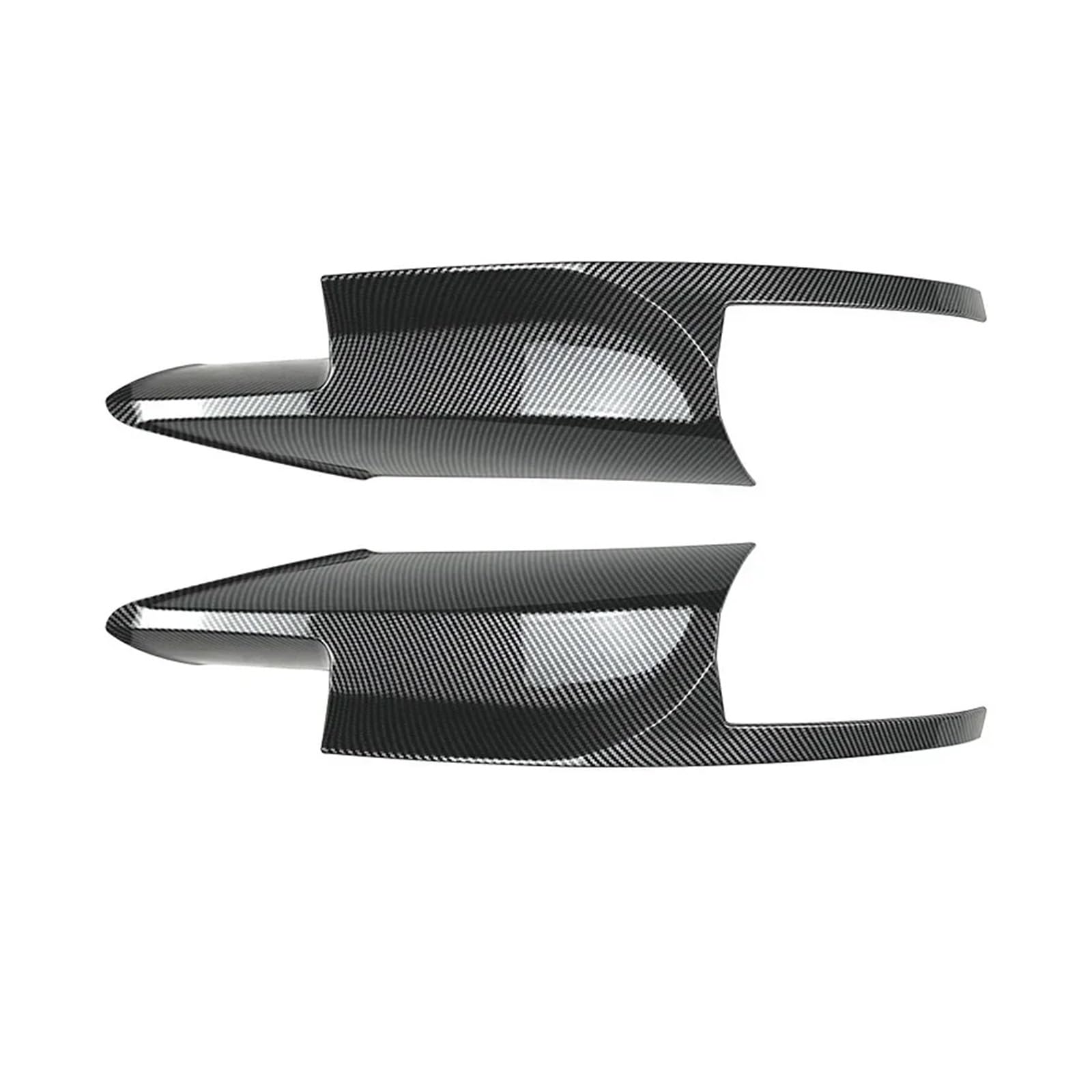 Frontstoßstangenlippe Canard Nebelscheinwerfer Kühlergrill Spoiler Kinn Body Kit Schutz Außendiffusor Splitter Kompatibel for BMW F10 F11 M5 2011-2017(Carbon Look A) von QYKNTXJM