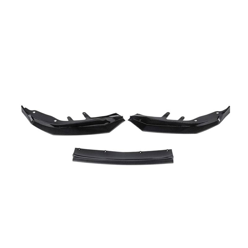 Frontstoßstangensplitterlippe Kompatibel for BMW 4er G22 G23 2020+ Diffusor Spoiler Stoßstangenschutz Body Kits Frontschaufelumrandung(Carbon Look) von QYKNTXJM