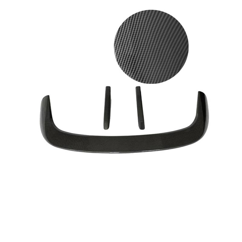 Glänzend Schwarz MP Stil Heckspoiler Kompatibel Für BMW X1 F48 Spoiler M Kofferraum Dach Verlängerung Abdeckung Trim Lip Carbon Fiber X1 F48 Zubehör(Carbon pattern) von QYKNTXJM