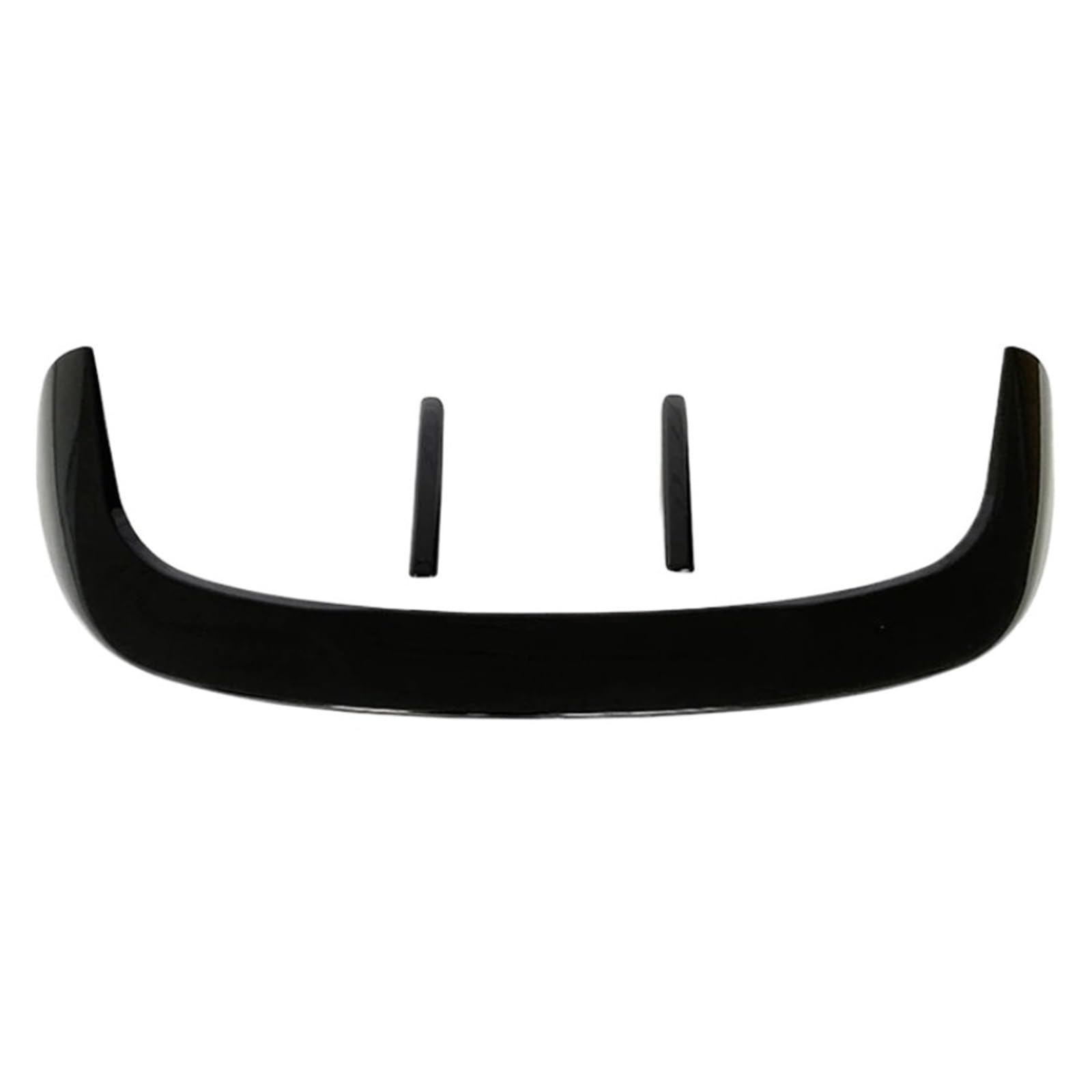 Glänzend Schwarz MP Stil Heckspoiler Kompatibel Für BMW X1 F48 Spoiler M Kofferraum Dach Verlängerung Abdeckung Trim Lip Carbon Fiber X1 F48 Zubehör(Glossy black) von QYKNTXJM