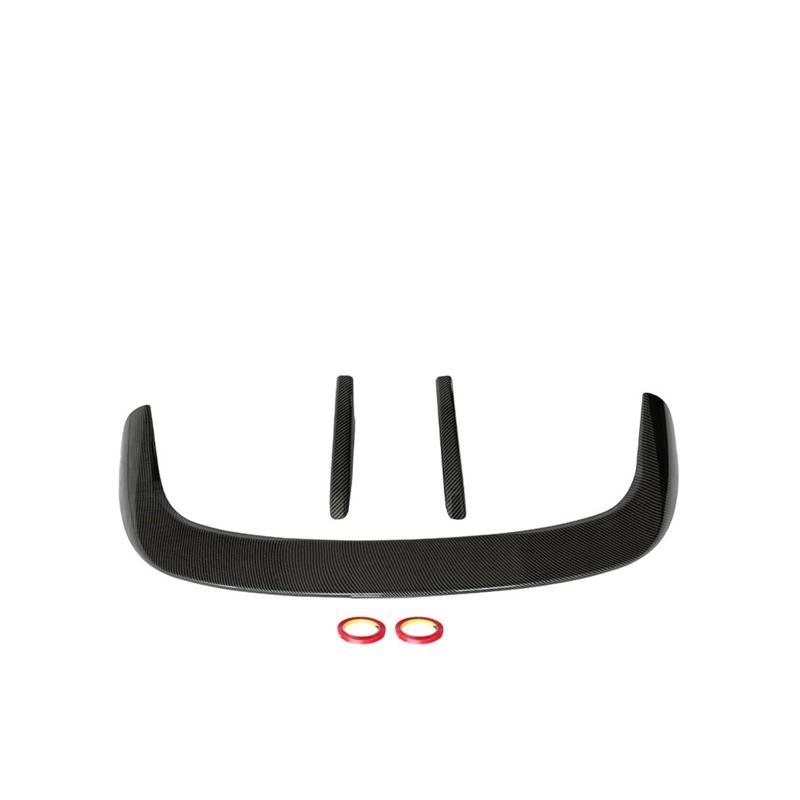 Glänzend Schwarz MP Stil Heckspoiler Kompatibel Für BMW X1 F48 Spoiler M Kofferraum Dach Verlängerung Abdeckung Trim Lip Carbon Fiber X1 F48 Zubehör(Real carbon fiber) von QYKNTXJM