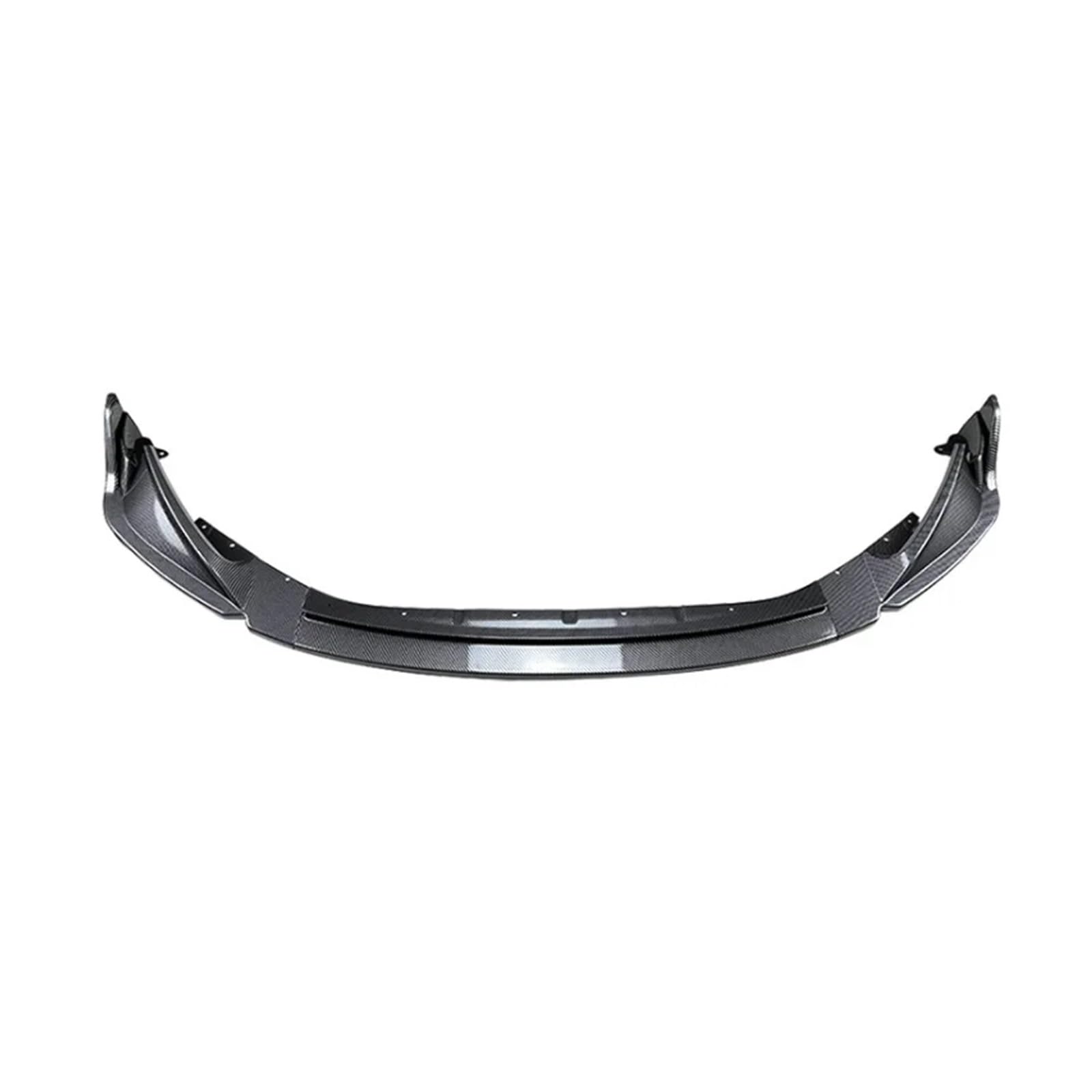 Glänzend schwarze Kohlefaser Auto Front Splitter Stoßstange Lip Spoiler Unterkörper Kit Kompatibel for BMW G80 M3 G82 G83 M4 2021+(Carbon Fiber Look) von QYKNTXJM