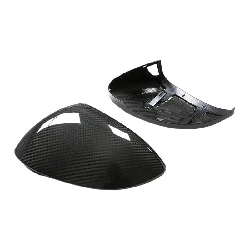 Golf 8 Dry Carbon Fiber Rückspiegel Abdeckung Kompatibel for VW MK8 ID.3 Spiegel Gehäuse Shell W/H Seite Lane Blind Assist Ersetzen von QYKNTXJM