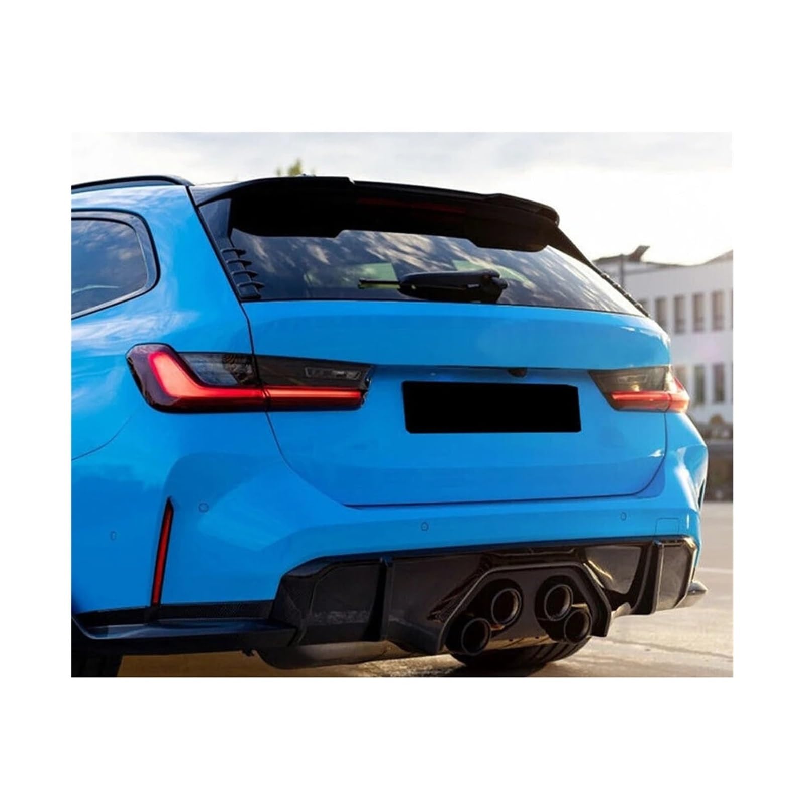 Kofferraum-Dachspoiler aus trockenem Carbonfaser, kompatibel mit BMW 3er G81 M3, Heckdach und Seitenflügel, HighKick-Spoiler 2022–2023 Kofferraum-Dachspoiler aus trockenem Carbonfaser, kompatibel mit BMW 3er G81 M3, Heckdach und Seitenflügel, HighKick-Spoiler 2022–2023 von QYKNTXJM
