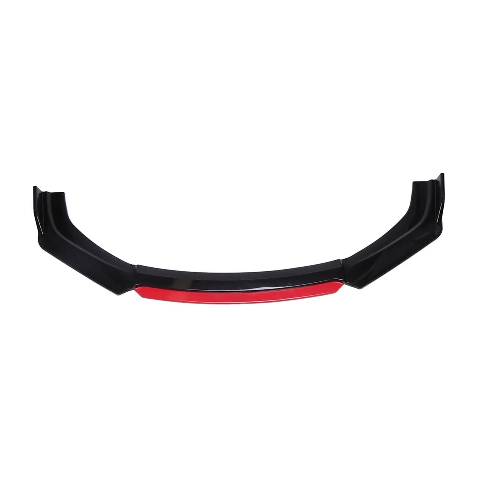 Kompatibel for Alfa Romeo Giulia 2017-2021 Auto Vorderen Stoßfänger Lip Auto Kinn Spoiler Splitter Diffusor Körper Kit Trim Splitter Air Dam(Gloss Black and Red) von QYKNTXJM
