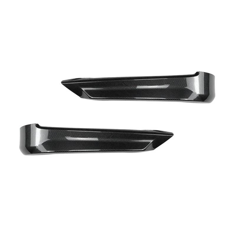 Kompatibel for BMW 3er-Serie 318i 320i 330i E90 E91 LCI Facelift Auto Frontstoßstange Lip Body Kit Spoiler Splitter Stoßstange Canard Lip 2005-2008(Carbon Look) von QYKNTXJM