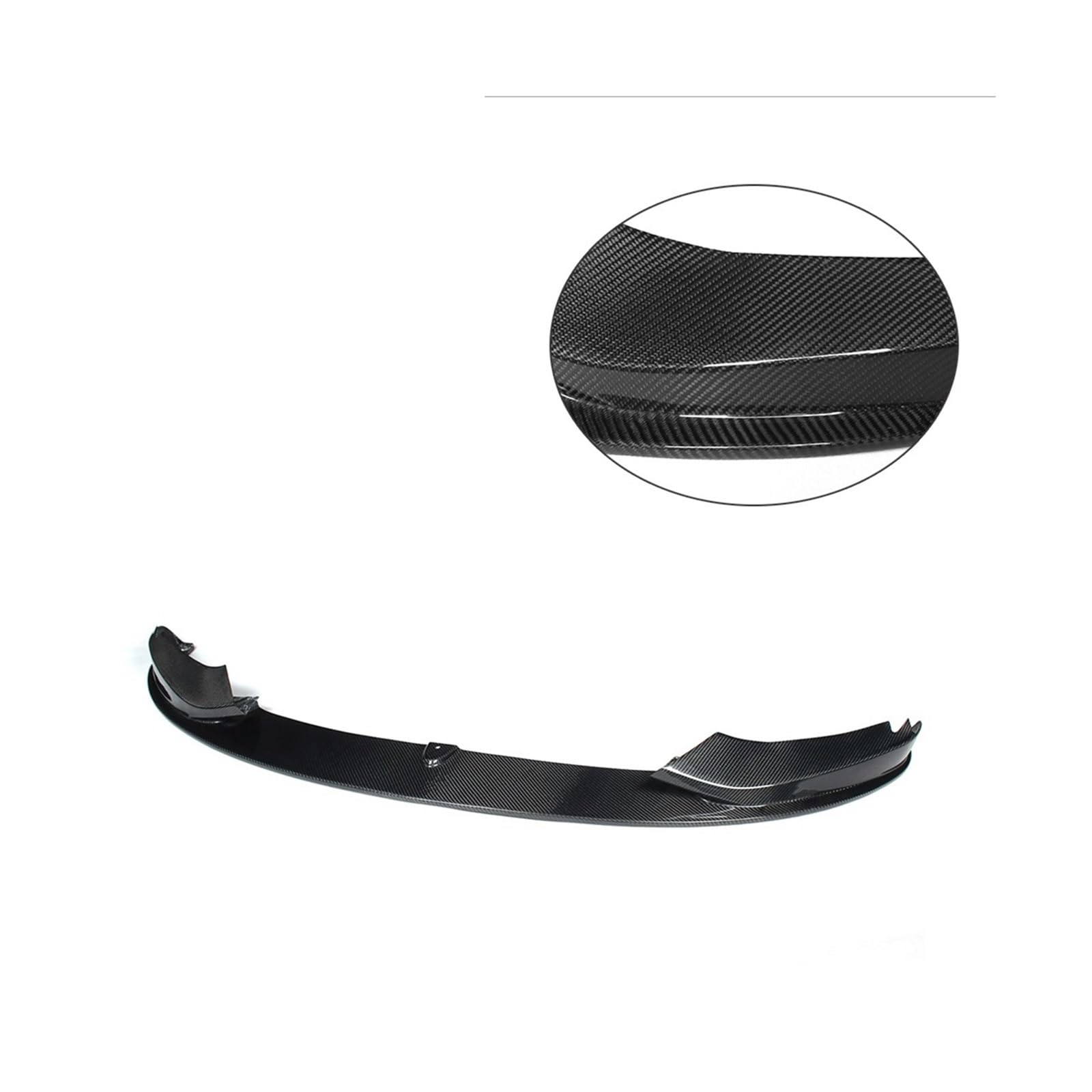 Kompatibel for BMW 4er F32 F33 F36 Auto Frontspoilerlippe Splitter 2014-2018 Kohlefaser/FRP Schwarz(Carbon Fiber) von QYKNTXJM