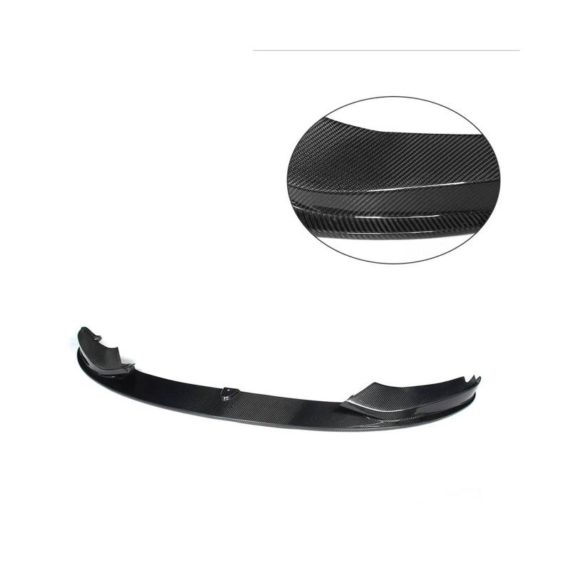 Kompatibel for BMW 4er F32 F33 F36 Auto Frontspoilerlippe Splitter 2014-2018 Kohlefaser/FRP Schwarz(Carbon Fiber) von QYKNTXJM