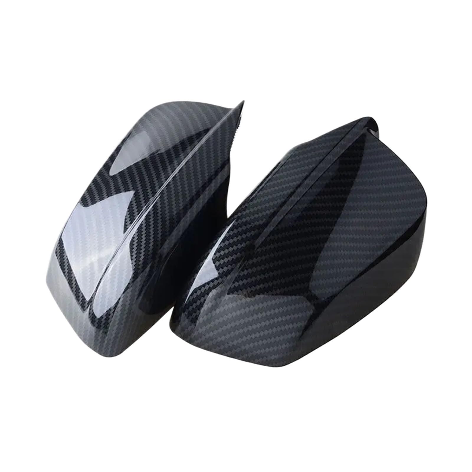 Kompatibel for BMW 5 Series F10 F18 Rückspiegelschale Carbon-Muster glänzend schwarz 51167216369 51167216370 2010–2013(Carbon fiber) von QYKNTXJM