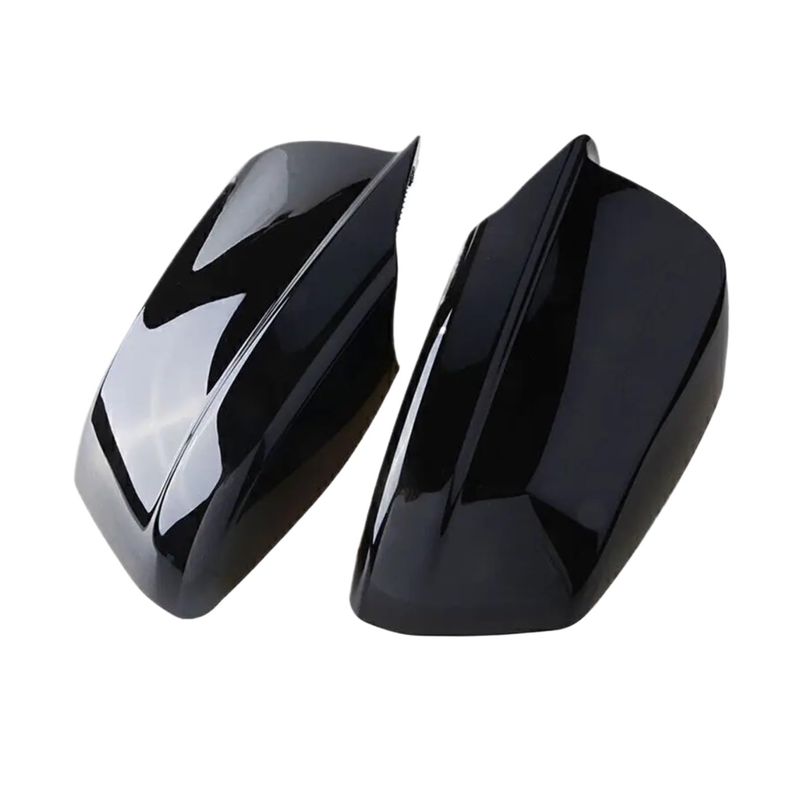 Kompatibel for BMW 5 Series F10 F18 Rückspiegelschale Carbon-Muster glänzend schwarz 51167216369 51167216370 2010–2013(Glossy black) von QYKNTXJM