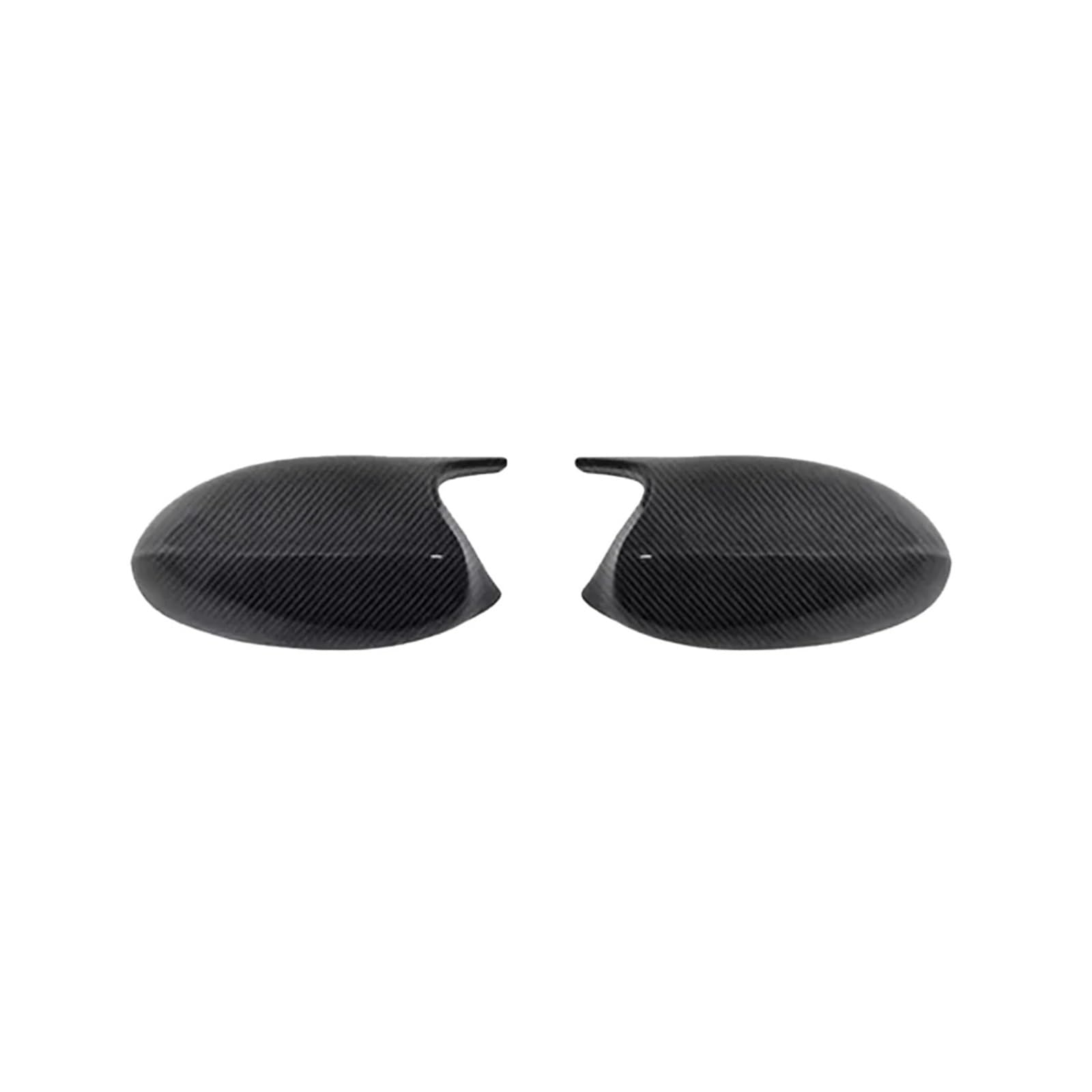 Kompatibel for BMW E90 3er-Serie 2006–2008, Abdeckkappe for Rückspiegel, Seitenspiegelgehäuse, Schale, Kohlefaser, Schwarz, 51167135097 51167135098(Carbon fiber) von QYKNTXJM