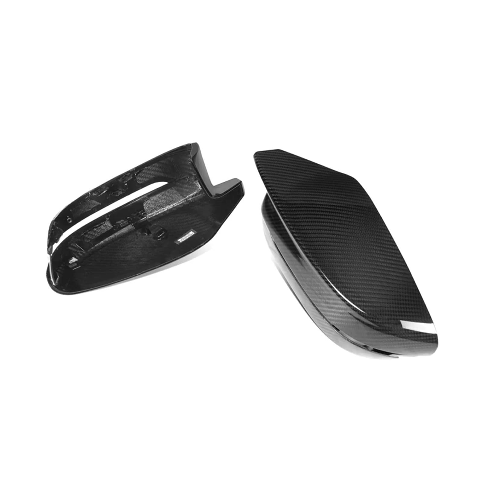Kompatibel for BMW G80/G82/G83 Neuer M3 M4 2021 + Ersatz-Rückspiegelgehäuse aus Echtkohlefaser, nur kompatibel mit Linkslenkern(Dry Carbon Fiber) von QYKNTXJM