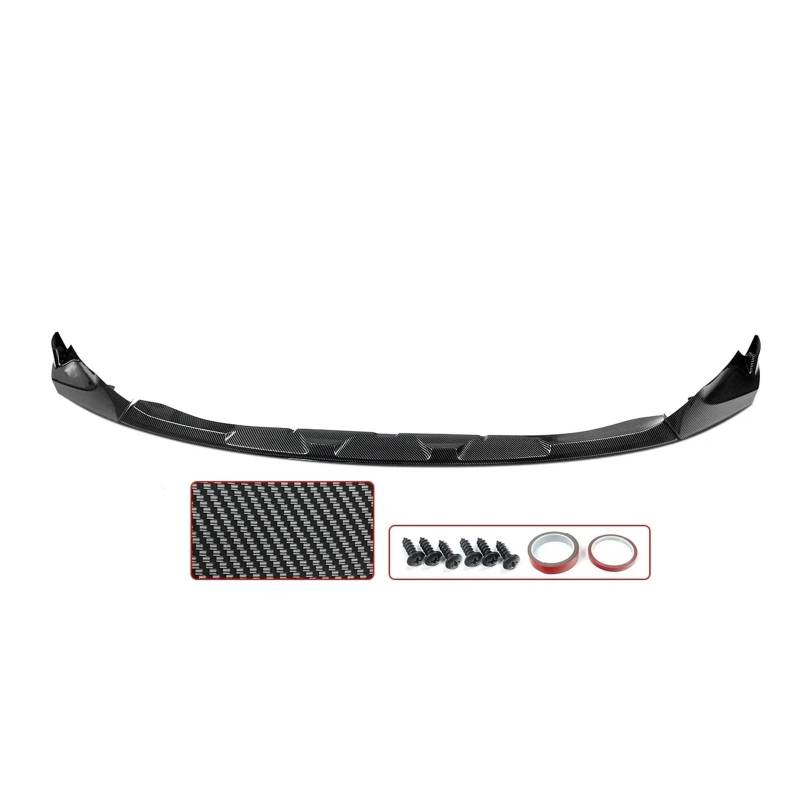 Kompatibel for BMW G80 M3 G82 G83 M4 2021-2023 Frontsplitter Stoßstangenlippe Frontschaufel Unterer Stoßstangenschutz Spoiler Diffusor Autoteile(Carbon look) von QYKNTXJM