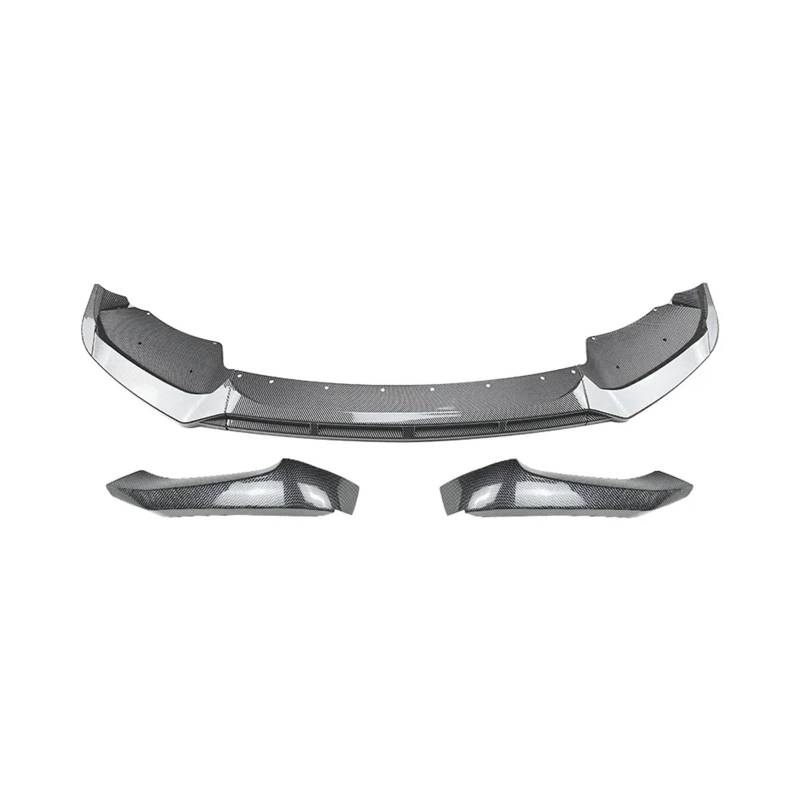 Kompatibel for BMW X3 F25 X4 F26 LCI Sport 2014–2017 Frontstoßstange Lip Body Kit Spoiler Splitter Diffusor Schutzfolie Glanz Schwarz ABS(Carbon Look Set) von QYKNTXJM