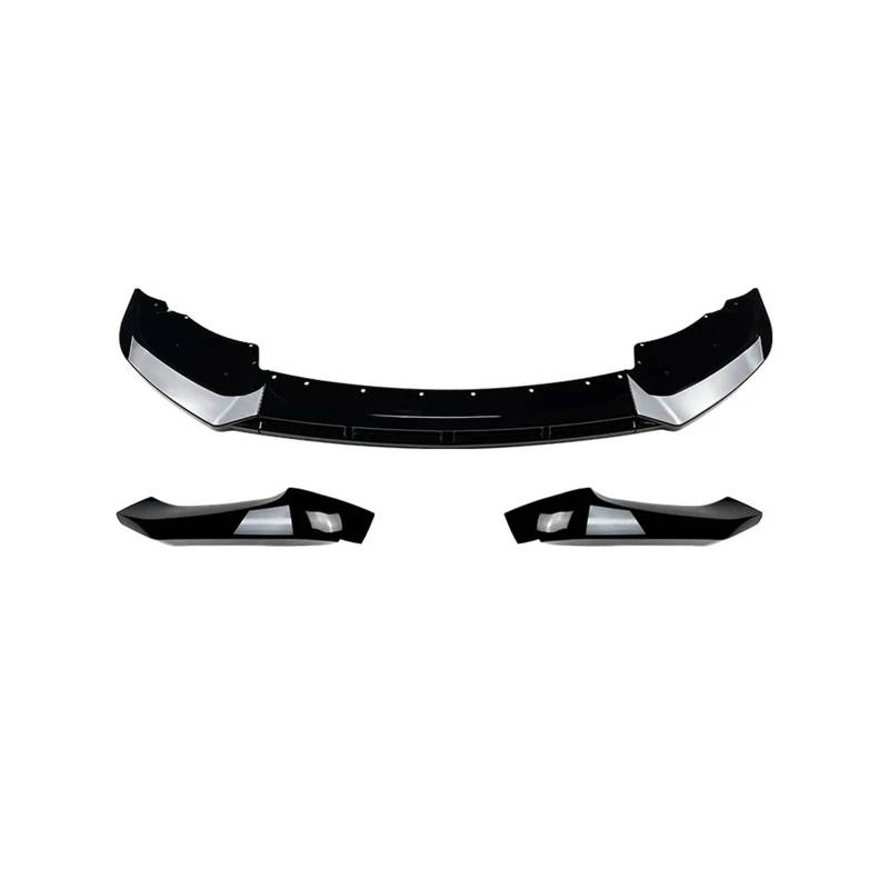 Kompatibel for BMW X3 F25 X4 F26 LCI Sport 2014–2017 Frontstoßstange Lip Body Kit Spoiler Splitter Diffusor Schutzfolie Glanz Schwarz ABS(Gloss Black Set) von QYKNTXJM