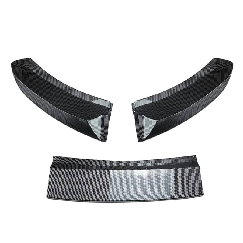 Kompatibel for BMW X5 F15 Sport 2013–2018 Frontstoßstange Splitter Lip Spoiler Diffusor glänzend schwarz Carbon Fiber Look(Carbon Fiber Color) von QYKNTXJM
