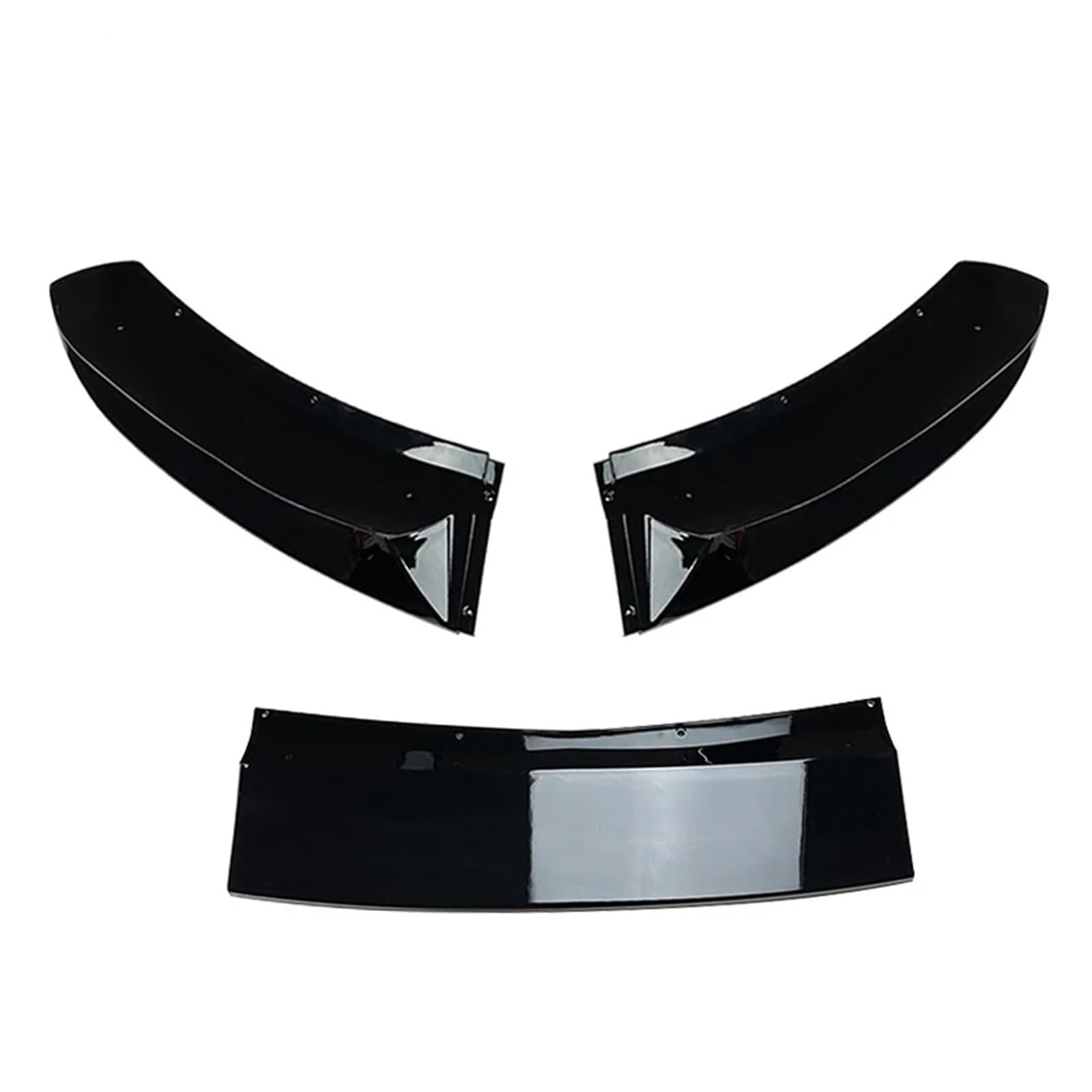 Kompatibel for BMW X5 F15 Sport 2013–2018 Frontstoßstange Splitter Lip Spoiler Diffusor glänzend schwarz Carbon Fiber Look(Gloosy black) von QYKNTXJM