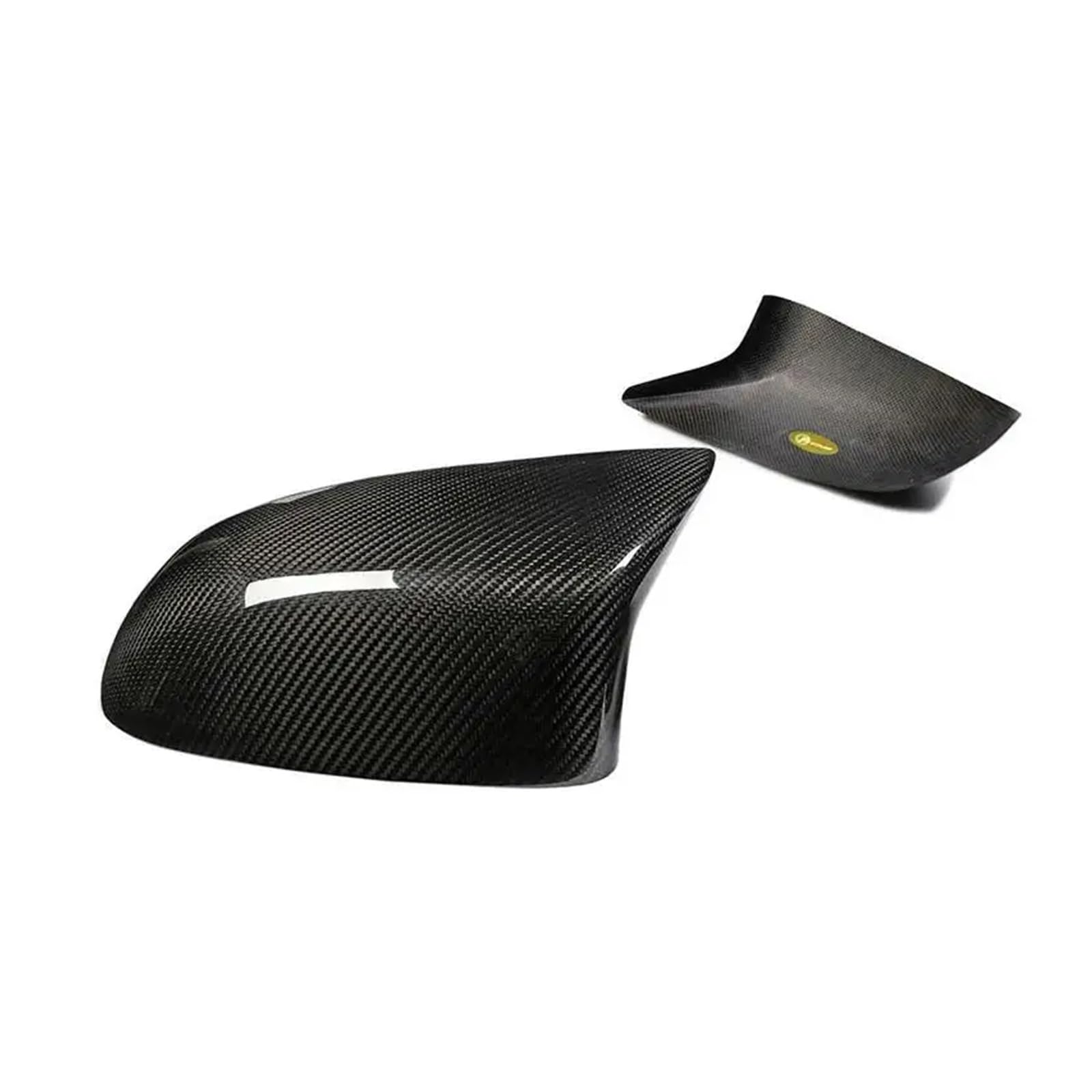 Kompatibel for BMW X5M X6M F85 F86 Dry Carbon Fiber Ersatz Rückspiegel Gehäuse Abdeckung Automotive Zubehör(Pasting styles) von QYKNTXJM