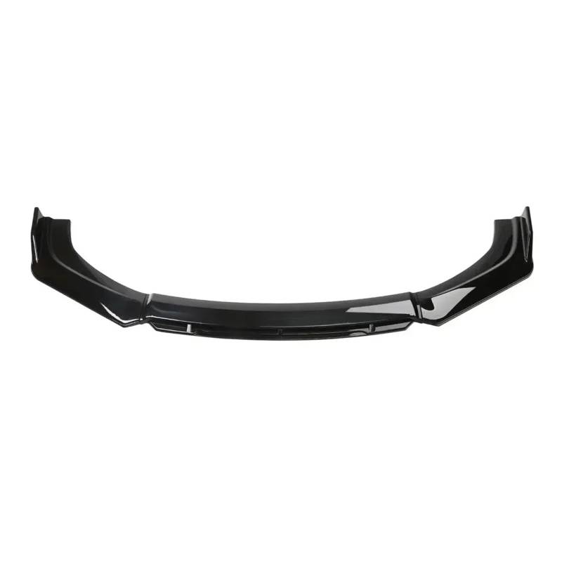 Kompatibel for Kia Ceed Gehen JD GT 2013-2021 Auto Vorderen Stoßfänger Lippe Kinn Spoiler Splitter Diffusor Körper Kit trim Air Dam Canard(Gloss Black) von QYKNTXJM