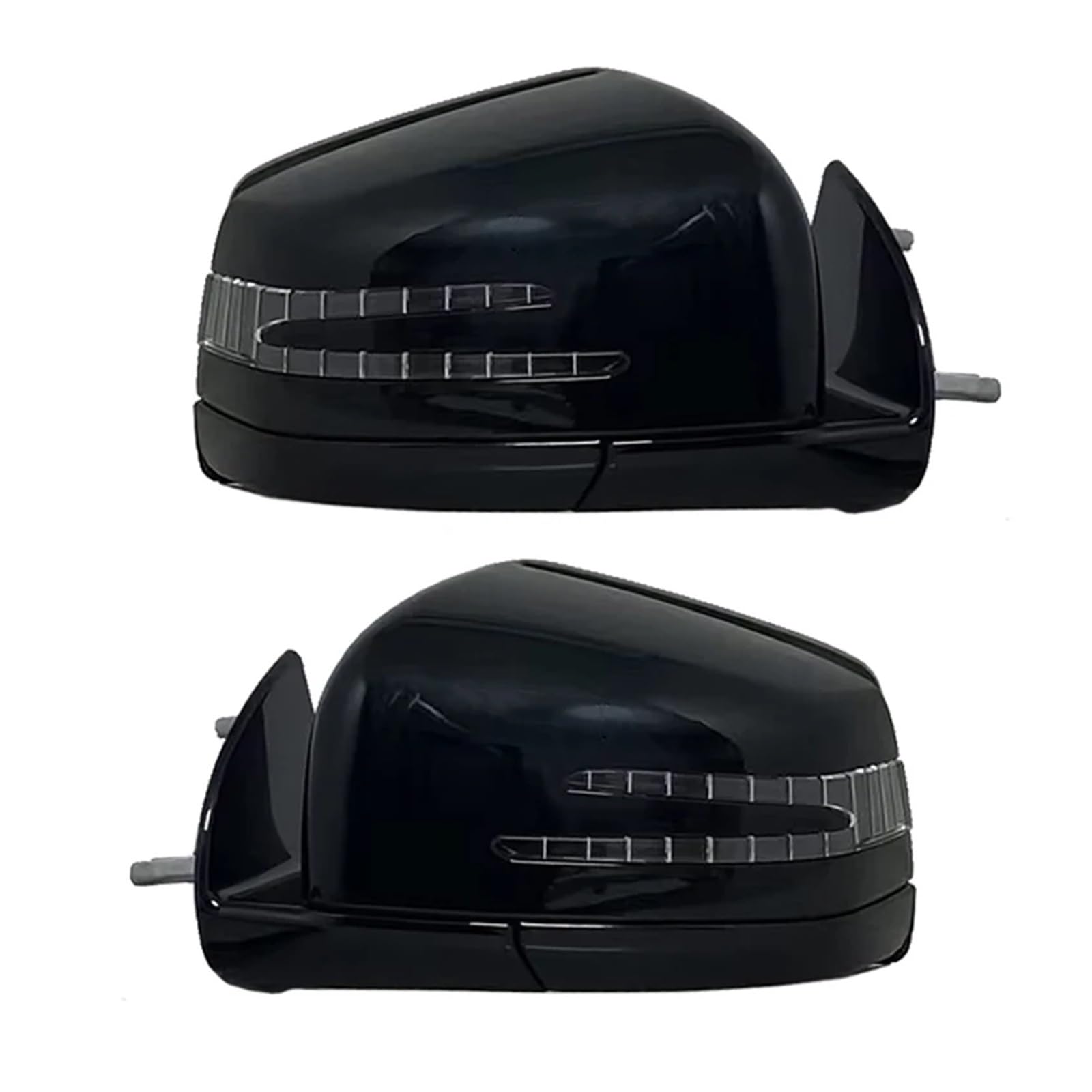 Kompatibel for Mercedes Benz W164 X164 ML GL Klasse 2005-2011 1668100164 1668100264 Auto elektrischer Rückspiegel Seitentürspiegel Montage schwarz(Black Left and Right) von QYKNTXJM