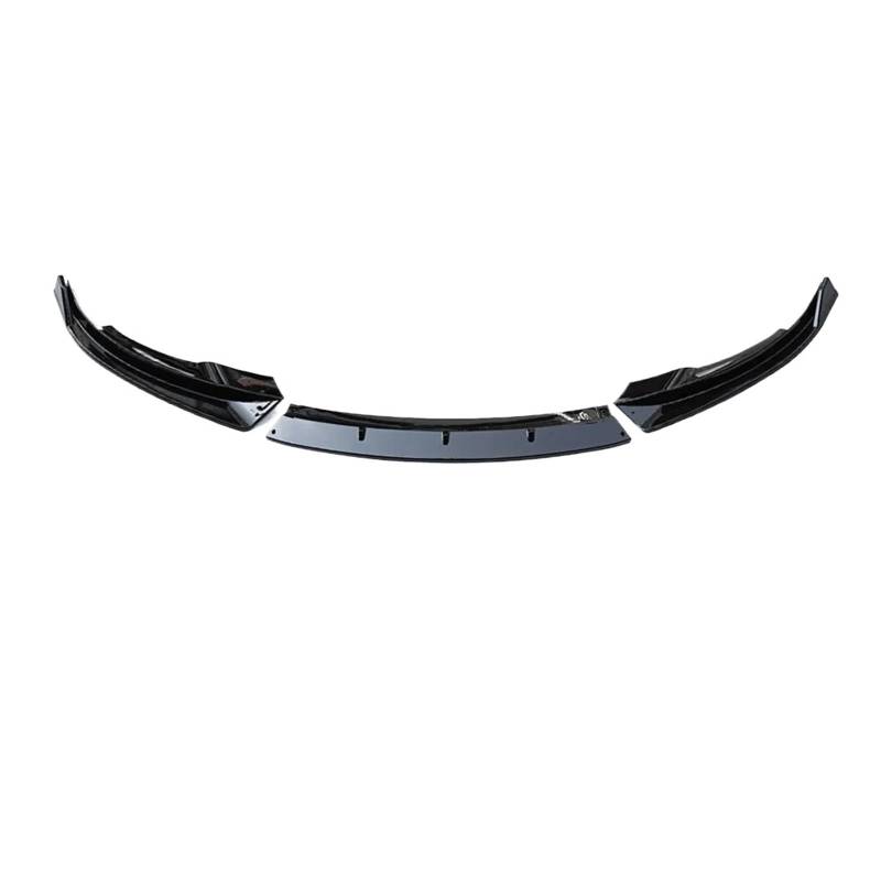 Kompatibel for Modell Y Auto Vordere Heckstoßstange Lippe Kinn Diffusor Body Kit Spoiler Deflektor Kompatibel for Tesla Modell 3 2017-2023 Außenzubehör(3 glossy black) von QYKNTXJM