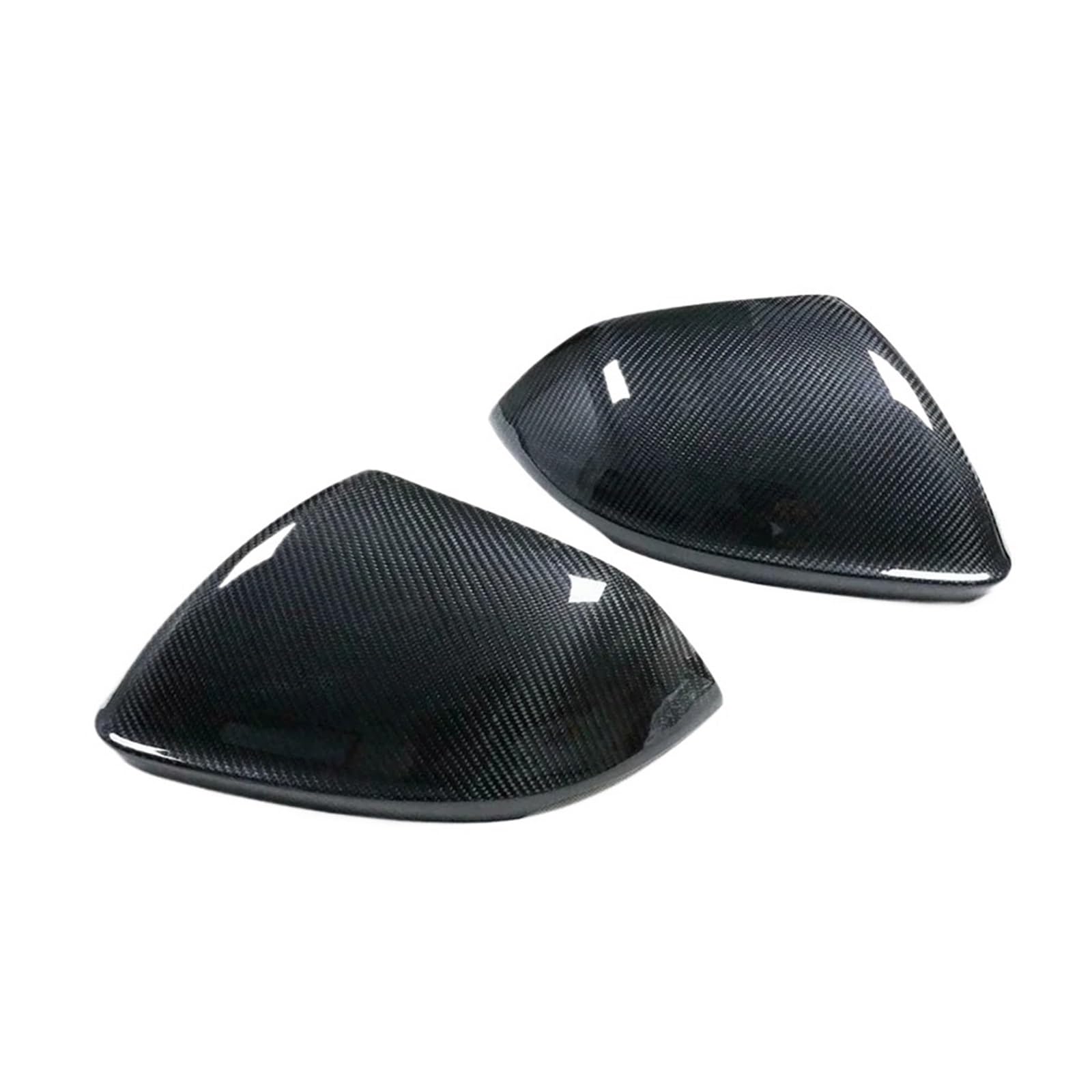 Kompatibel for Q8 RSQ8, kompatibel for Lamborghini URUS 2018+, echte Kohlefaser, Seitenrückspiegelabdeckung, Zierkappe, Teilezubehör(No Lane Assist) von QYKNTXJM