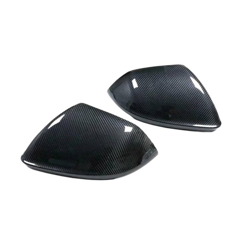Kompatibel for Q8 RSQ8, kompatibel for Lamborghini URUS 2018+, echte Kohlefaser, Seitenrückspiegelabdeckung, Zierkappe, Teilezubehör(No Lane Assist) von QYKNTXJM