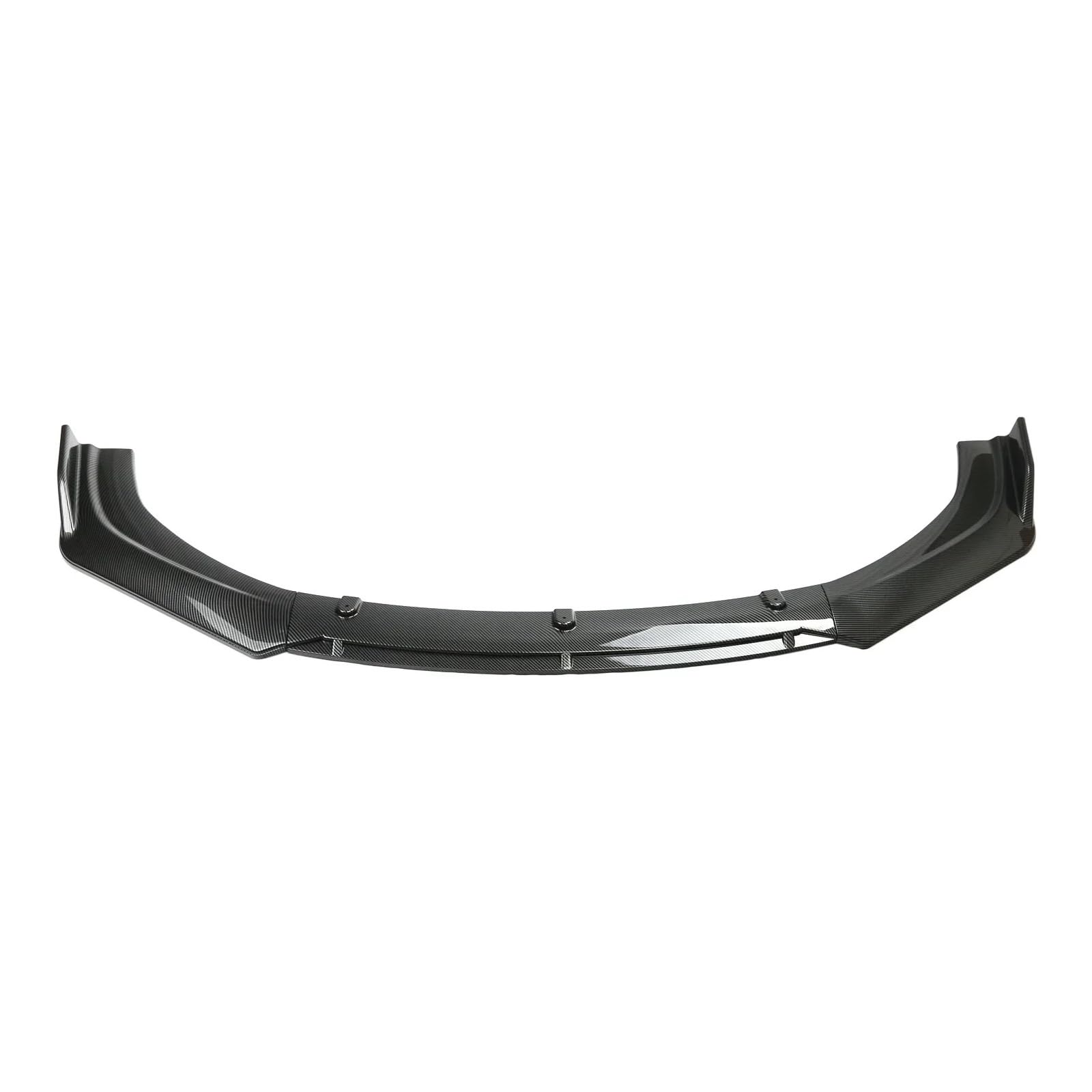 Kompatibel for Renault Megane 4 2016–2022 Auto Front Stoßstange Lip Splitter Body Kit Kinn Spoiler Anti Scratch Diffusor Lip Trim Damm(Carbon Fiber) von QYKNTXJM