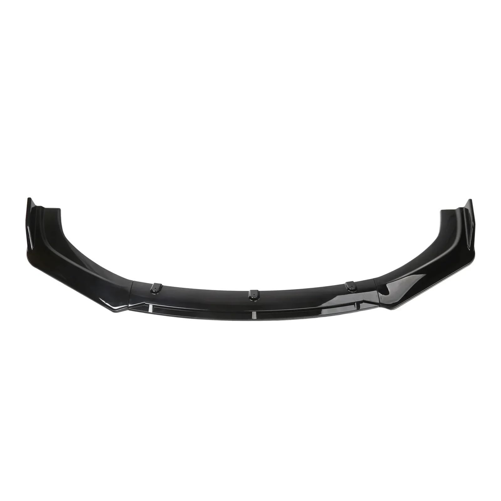 Kompatibel for Renault Megane 4 2016–2022 Auto Front Stoßstange Lip Splitter Body Kit Kinn Spoiler Anti Scratch Diffusor Lip Trim Damm(Glossy Black) von QYKNTXJM