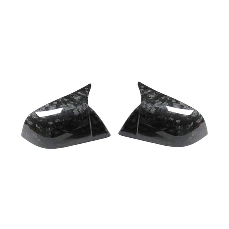 Kompatibel for Tesla MODEL3 Y Spiegel Abdeckung Schutzhülle Zubehör Dry Carbon Fiber Rückspiegel Gehäuse(M3 Forged pattern) von QYKNTXJM