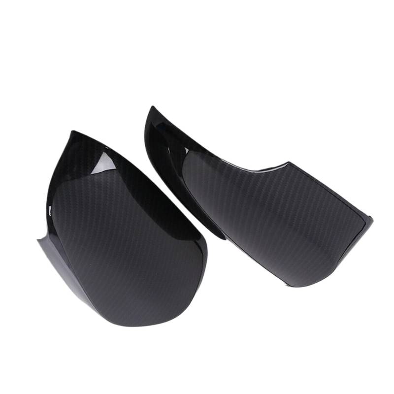 Kompatibel for Toyota Corolla 2014–2018, Auto-Rückspiegel-Seitenspiegel-Abdeckung, Flügelkappe, Außenaufkleber, Tür-Rückspiegel-Gehäuseverkleidung, Carbonfaser-Look(Black) von QYKNTXJM