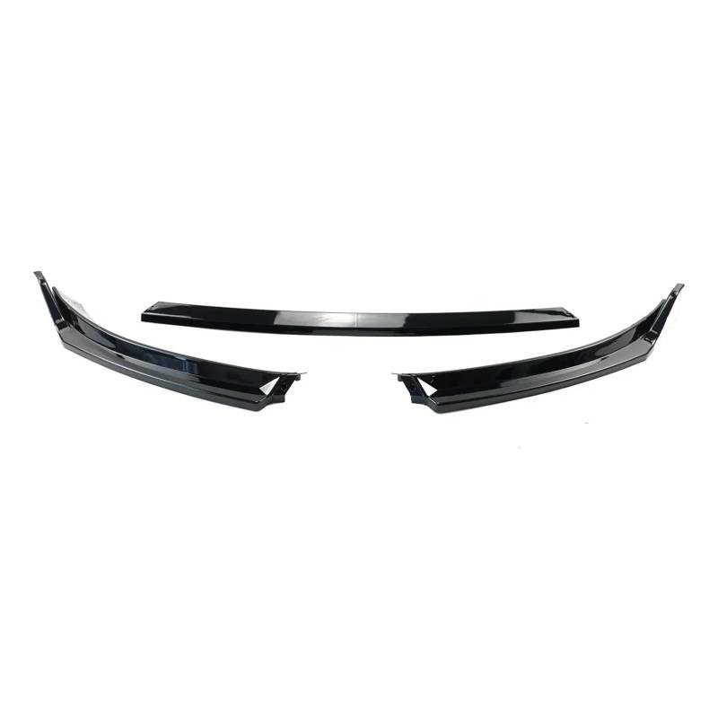 Kompatibel for VW Golf MK6 6 Standard TSI TDI MPI 2008-2013 Auto Frontstoßstange Lip Body Kit Zubehör Carbonfaser-Look Spoiler Splitter(Glossy Black) von QYKNTXJM
