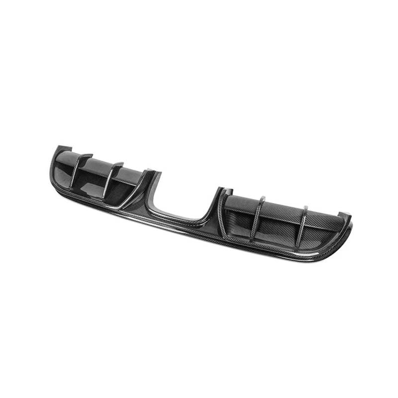 Kompatibel für Porsche 718 Dry Carbon Fiber Spoiler vorne hinten Lip Diffusor Seitenschweller Heckstoßstange Ecke Wrap Autozubehör(Rear Lip) von QYKNTXJM