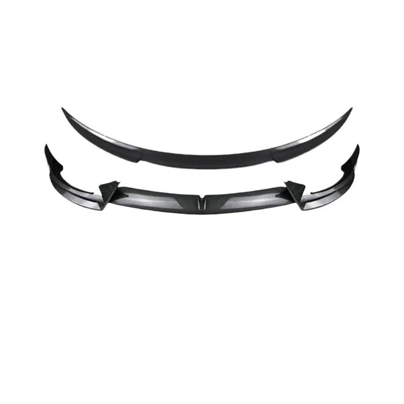 Kompatibel für Tesla Highland Model 3 Y 2016–2024 Frontlippe Sport Bumper Spoiler Gloss Carbon Print Heckspoiler Heckflügel Body Kits Stoßstange(MY Set-MC) von QYKNTXJM