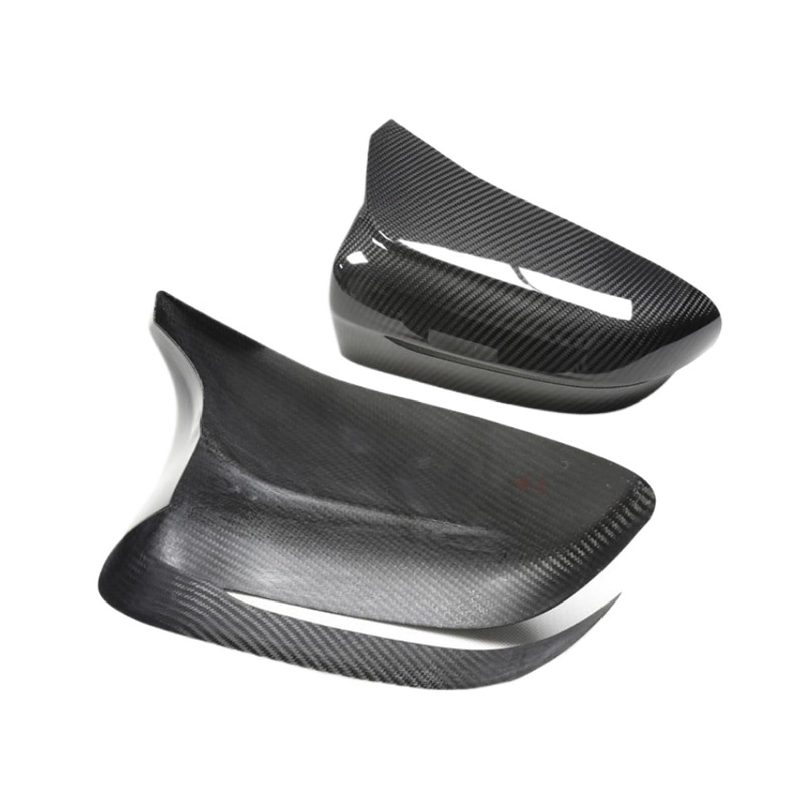 Kompatibel mit BMW F90 F91 F92 M5 M8, trocken montierte Rückspiegelgehäuseabdeckung aus Kohlefaser, Rückseiten-Rückspiegelabdeckung(Left hand drive) von QYKNTXJM