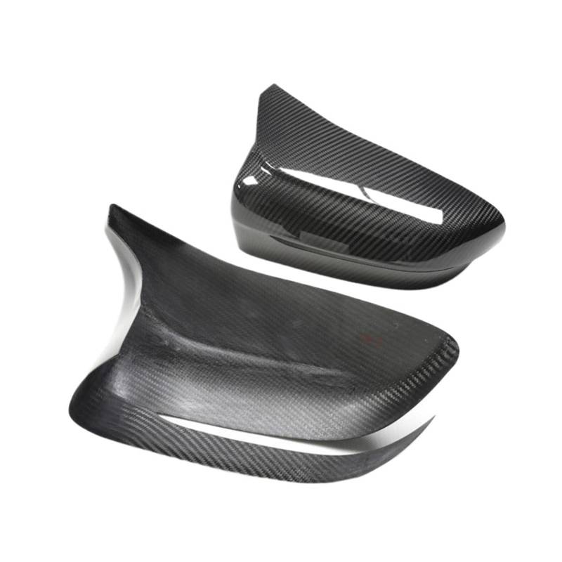 Kompatibel mit BMW F90 F91 F92 M5 M8, trocken montierte Rückspiegelgehäuseabdeckung aus Kohlefaser, Rückseiten-Rückspiegelabdeckung(Left hand drive) von QYKNTXJM